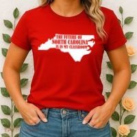 North Carolina Teachers Rally Red For Ed Women's T-Shirt thumb 2