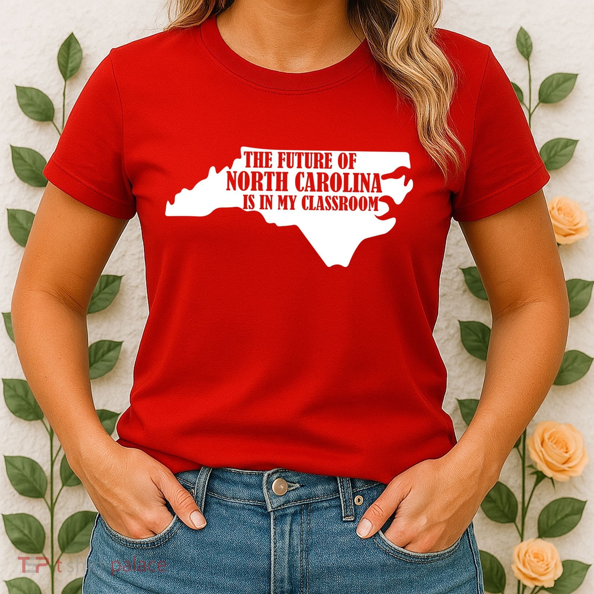 North Carolina Teachers Rally Red For Ed Women's T-Shirt