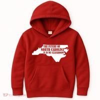 North Carolina Teachers Rally Red For Ed Kids Hoodie thumb 0
