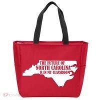 North Carolina Teachers Rally Red For Ed Tote Bag thumb 0