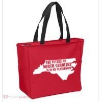 North Carolina Teachers Rally Red For Ed Tote Bag thumb 2
