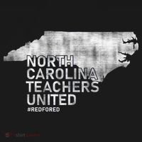 North Carolina Teachers United Red For Ed Backpack thumb 2