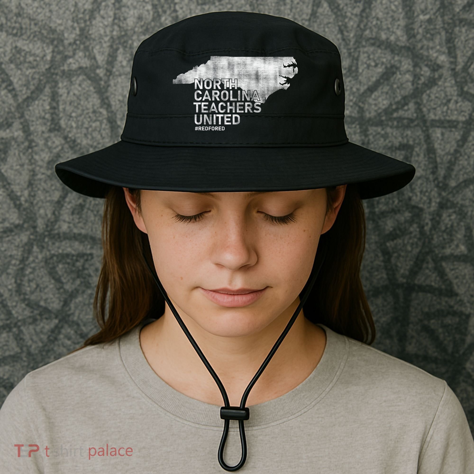 North Carolina Teachers United Red For Ed Bucket Hat