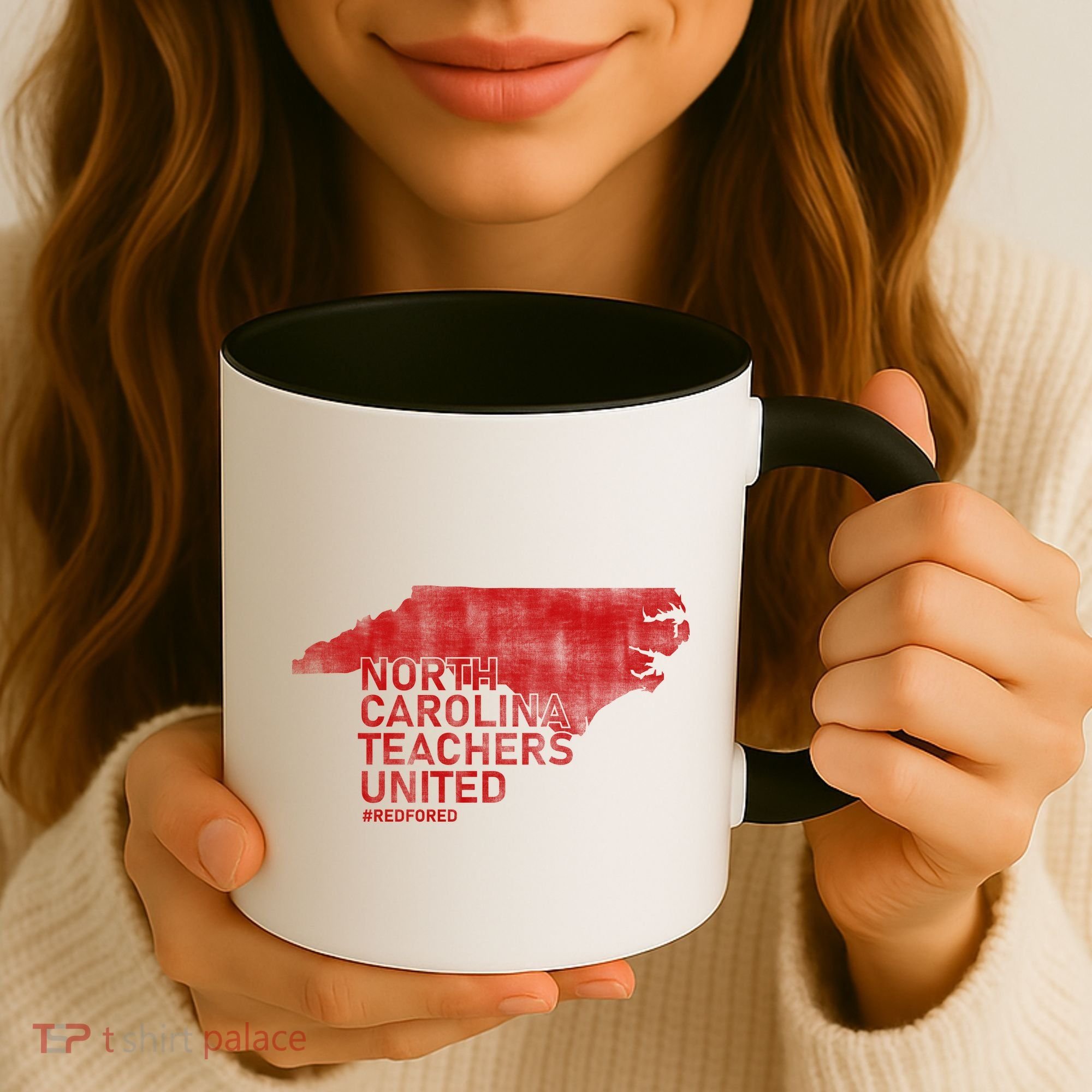 North Carolina Teachers United Red For Ed Coffee Mug