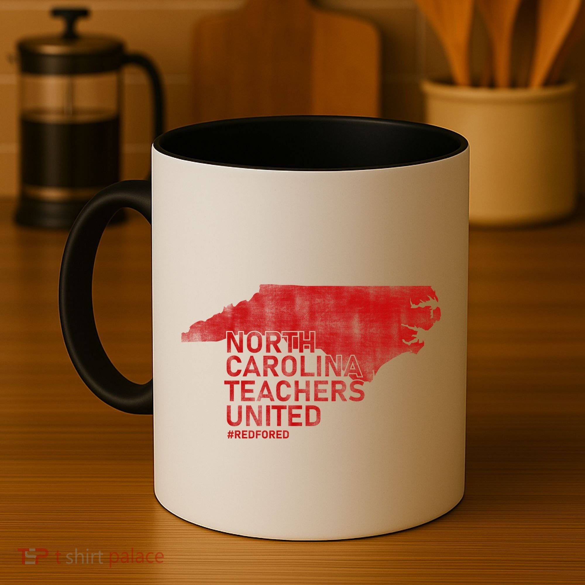 North Carolina Teachers United Red For Ed Coffee Mug