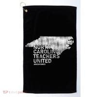 North Carolina Teachers United Red For Ed Golf Towel thumb 0