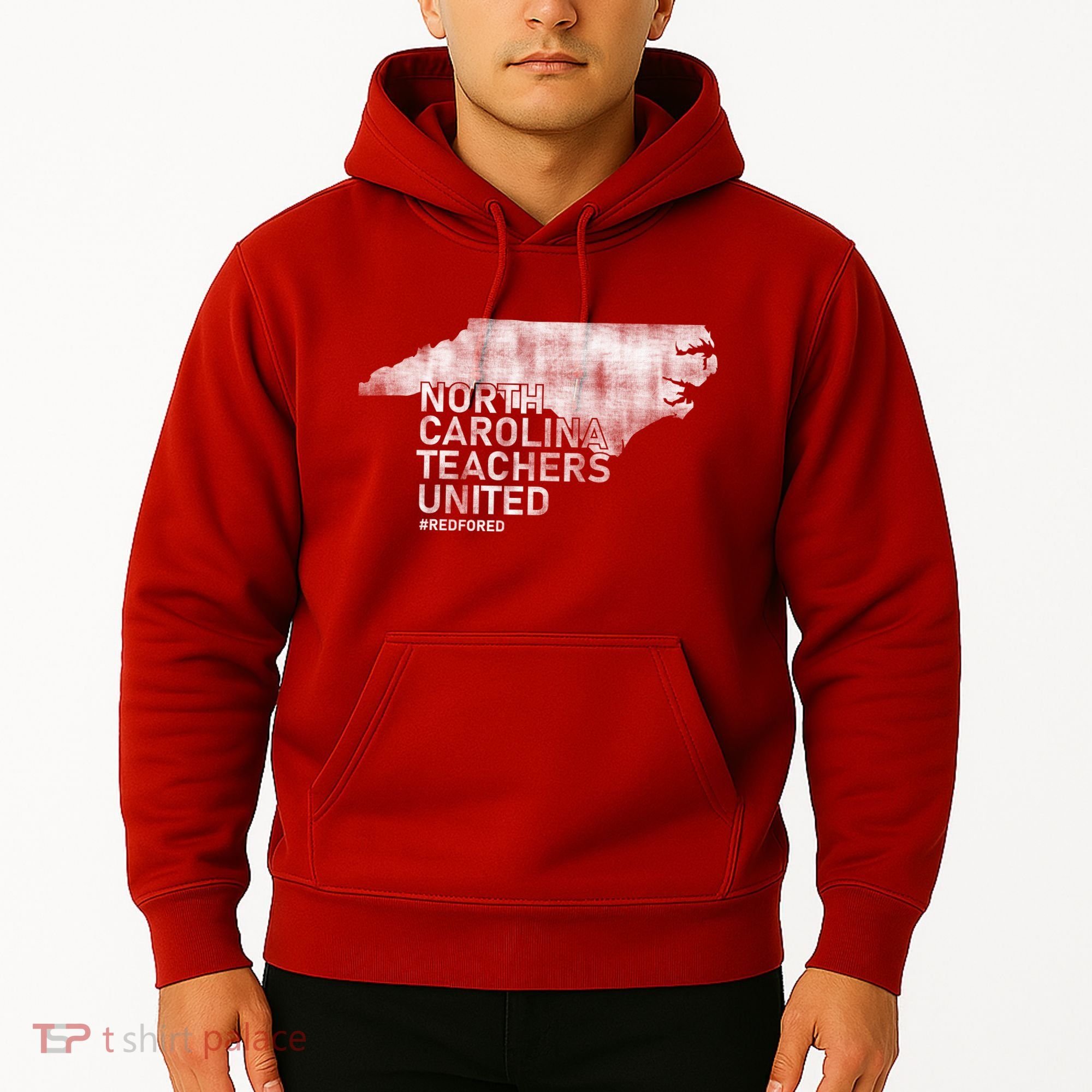 North Carolina Teachers United Red For Ed Hoodie