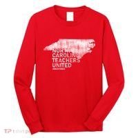 North Carolina Teachers United Red For Ed Long Sleeve Shirt thumb 0
