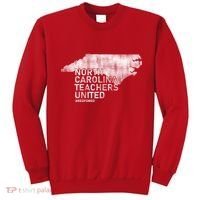 North Carolina Teachers United Red For Ed Sweatshirt thumb 0