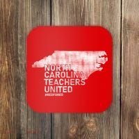 North Carolina Teachers United Red For Ed Coaster thumb 0