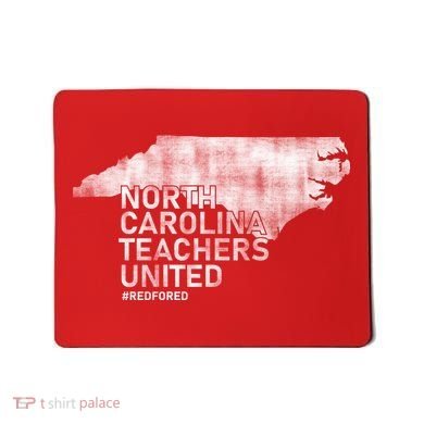 North Carolina Teachers United Red For Ed Mousepad