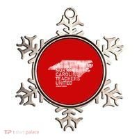 North Carolina Teachers United Red For Ed Ornament thumb 0