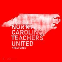 North Carolina Teachers United Red For Ed Ornament thumb 1