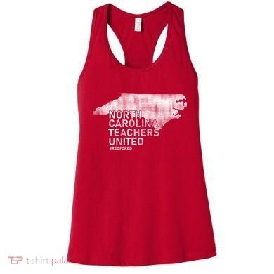 North Carolina Teachers United Red For Ed Women's Tank Top