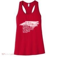 North Carolina Teachers United Red For Ed Women's Tank Top thumb 0