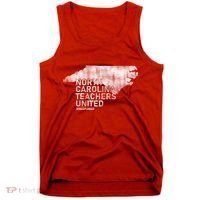 North Carolina Teachers United Red For Ed Tank Top thumb 0