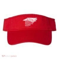 North Carolina Teachers United Red For Ed Visor thumb 0