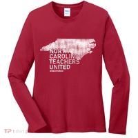 North Carolina Teachers United Red For Ed Women's Long Sleeve Shirt thumb 0