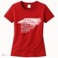 North Carolina Teachers United Red For Ed Women's T-Shirt thumb 0