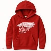 North Carolina Teachers United Red For Ed Kids Hoodie thumb 0
