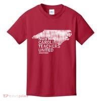 North Carolina Teachers United Red For Ed Kids T-Shirt thumb 0