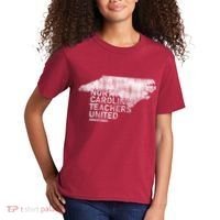 North Carolina Teachers United Red For Ed Kids T-Shirt thumb 2