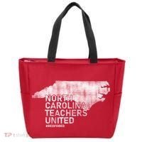 North Carolina Teachers United Red For Ed Tote Bag thumb 0