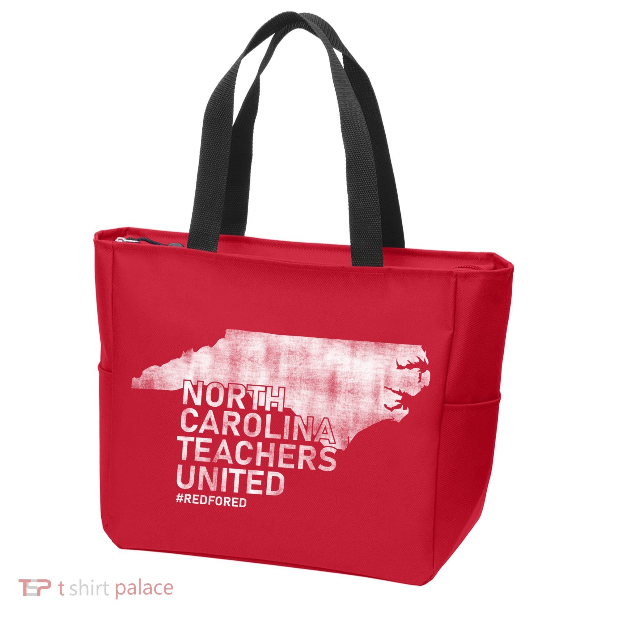 North Carolina Teachers United Red For Ed Tote Bag