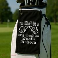 North Dakota Big Deal Golf Towel thumb 2