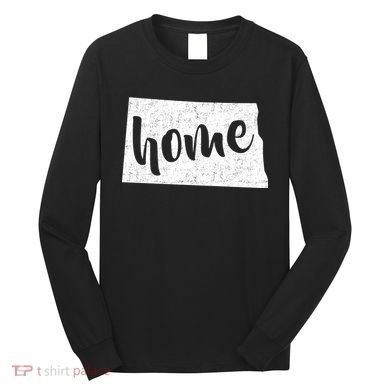 North Dakota Home State Long Sleeve Shirt
