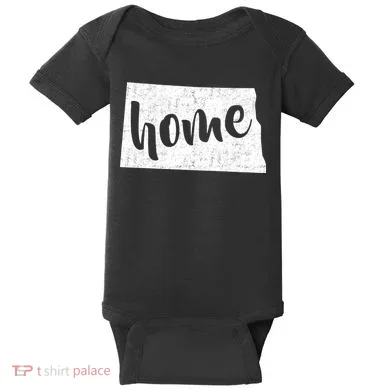 North Dakota Home State Baby Bodysuit