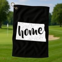 North Dakota Home State Golf Towel thumb 1