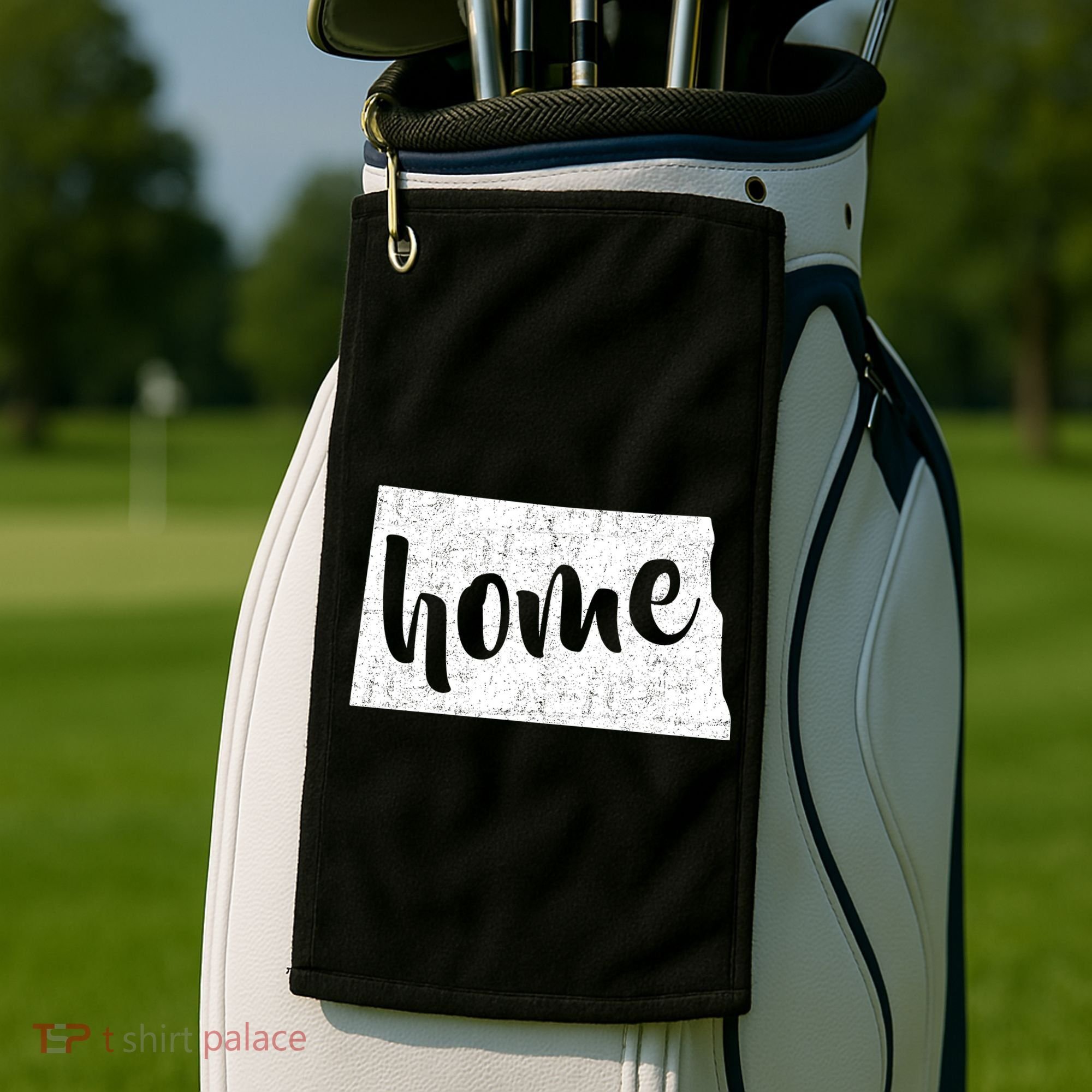 North Dakota Home State Golf Towel