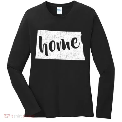 North Dakota Home State Women's Long Sleeve Shirt