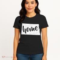 North Dakota Home State Women's T-Shirt thumb 4