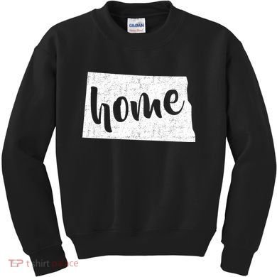 North Dakota Home State Kids Sweatshirt