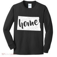 North Dakota Home State Kids Long Sleeve Shirt thumb 0