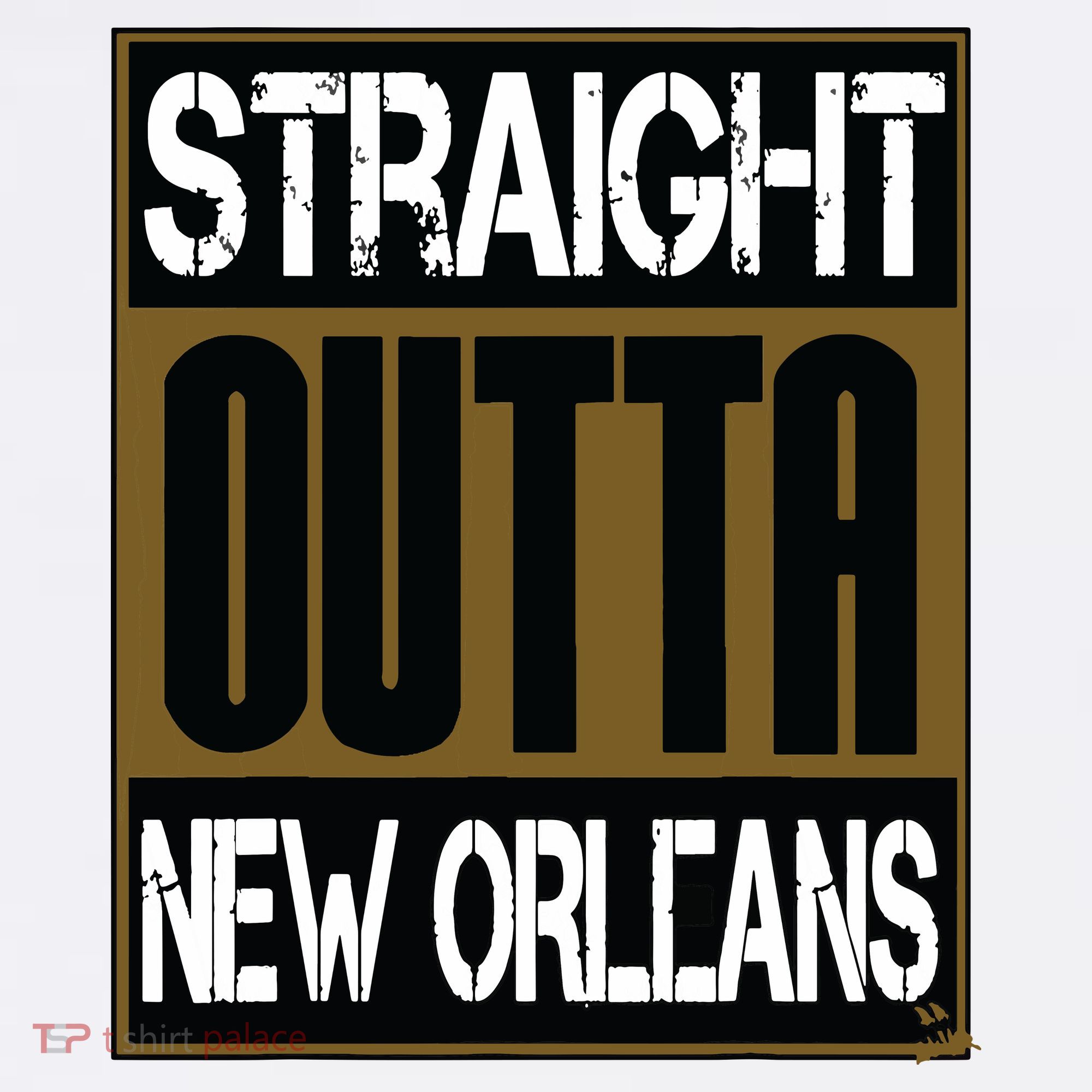 New Orleans Shirts Hip Hop Straight Outta New Orleans Women's Hoodie