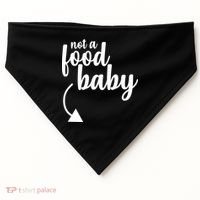 Not a Food Baby Surprise Thanksgiving Pregnancy USA-Made Doggie Bandana thumb 0