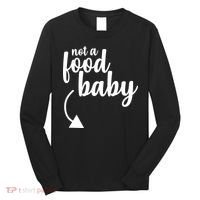Not a Food Baby Surprise Thanksgiving Pregnancy Long Sleeve Shirt thumb 0