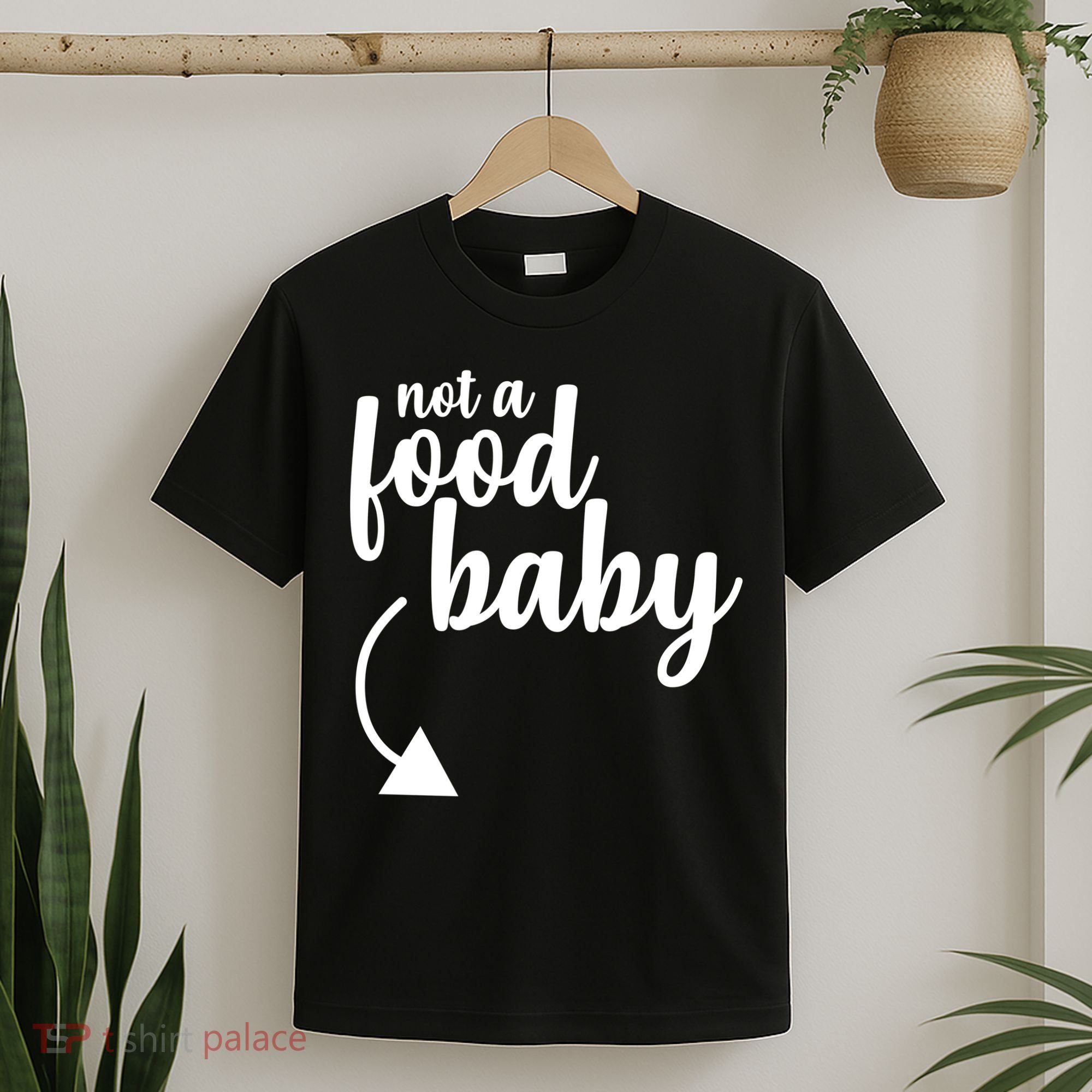 Not a Food Baby Surprise Thanksgiving Pregnancy T-Shirt