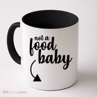 Not a Food Baby Surprise Thanksgiving Pregnancy Coffee Mug thumb 0