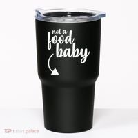 Not a Food Baby Surprise Thanksgiving Pregnancy Tumbler thumb 0