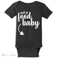 Not a Food Baby Surprise Thanksgiving Pregnancy Baby Bodysuit thumb 0