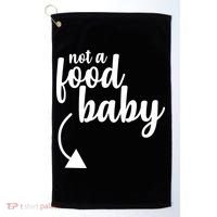 Not a Food Baby Surprise Thanksgiving Pregnancy Golf Towel thumb 0