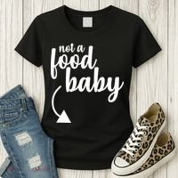 Not a Food Baby Surprise Thanksgiving Pregnancy Women's T-Shirt thumb 3