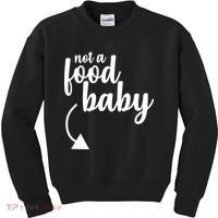 Not a Food Baby Surprise Thanksgiving Pregnancy Kids Sweatshirt thumb 0