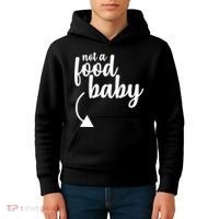 Not a Food Baby Surprise Thanksgiving Pregnancy Kids Hoodie thumb 4