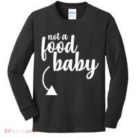 Not a Food Baby Surprise Thanksgiving Pregnancy Kids Long Sleeve Shirt thumb 0