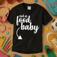 Not a Food Baby Surprise Thanksgiving Pregnancy Kids T-Shirt thumb 3